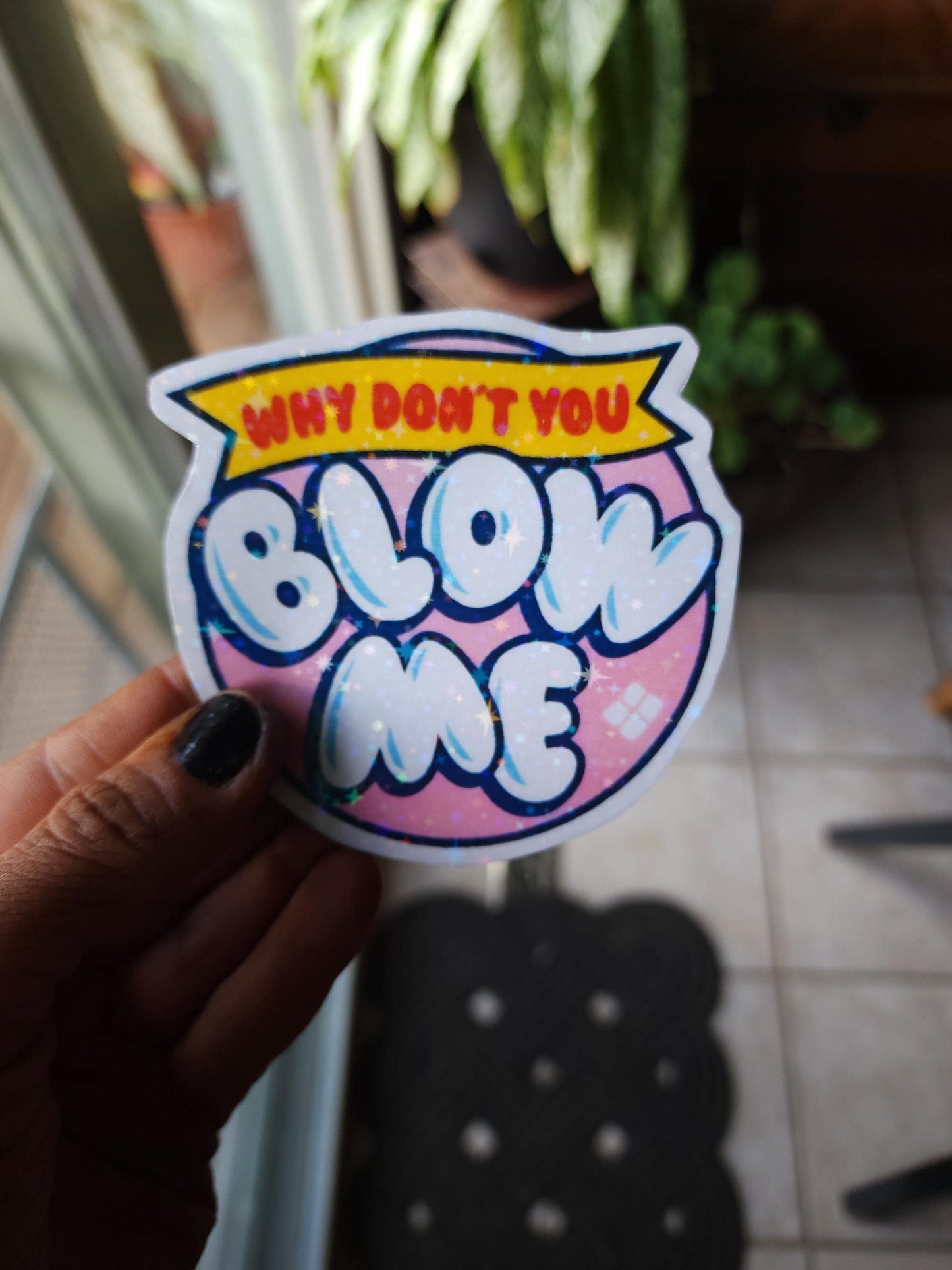 Why Dont You Blow Me – Blow Pop-Inspired Sassy Vinyl Sticker for Sweethearts with Attitude