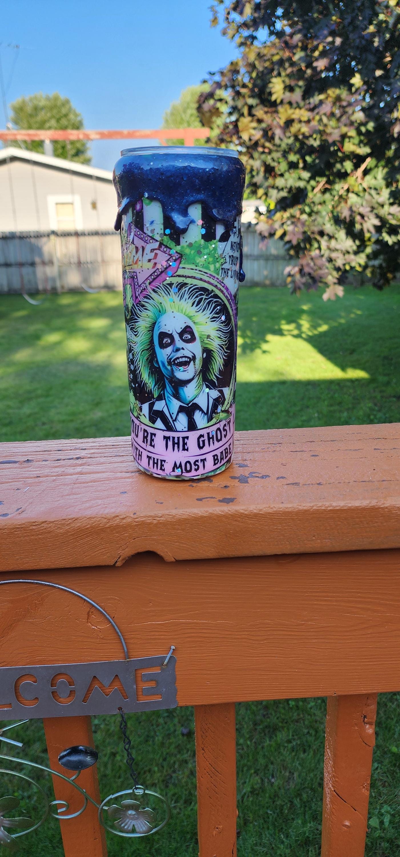 Never Trust the Living Tumbler: 20oz Stainless Steel Halloween Drinkware
