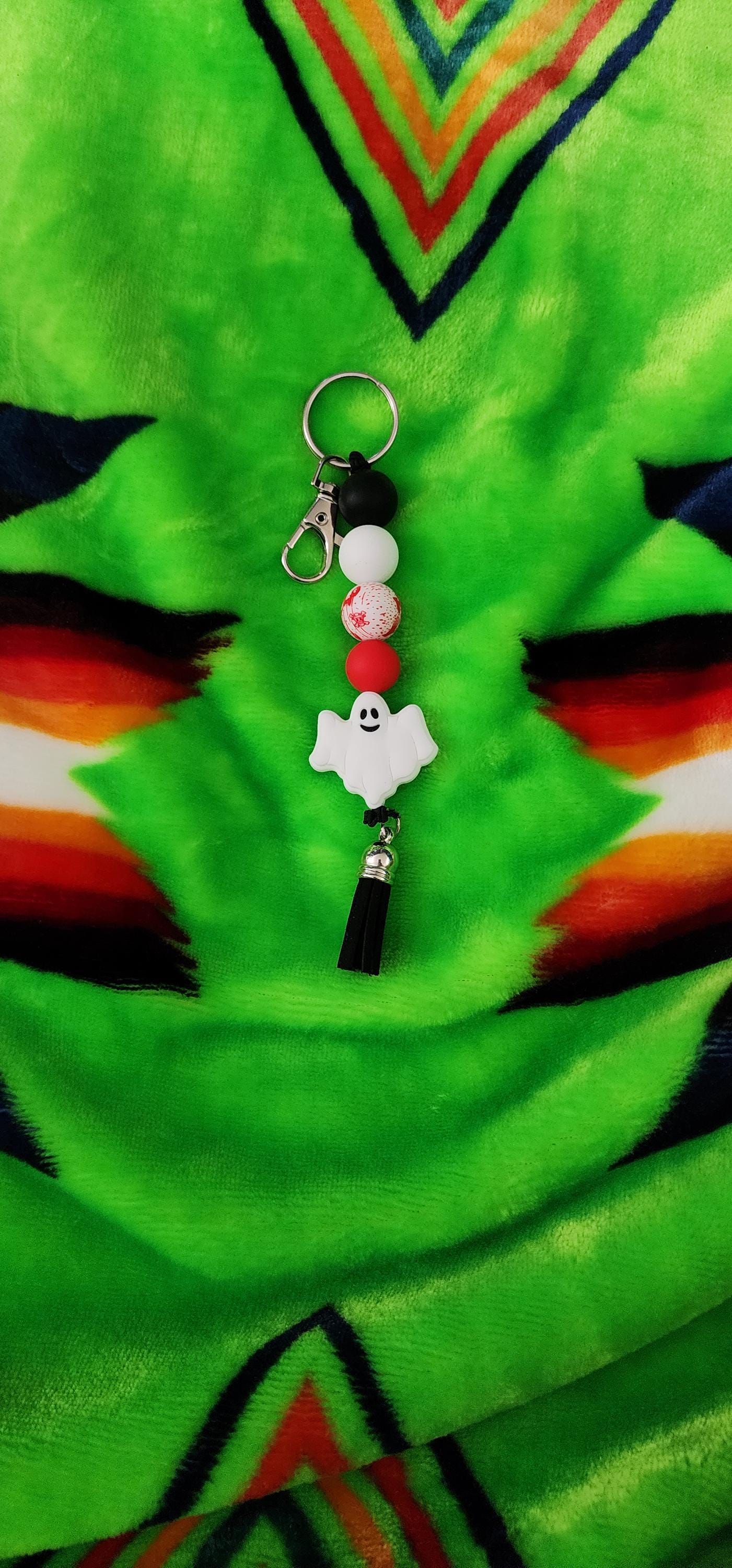 Handmade Ghost Keychain