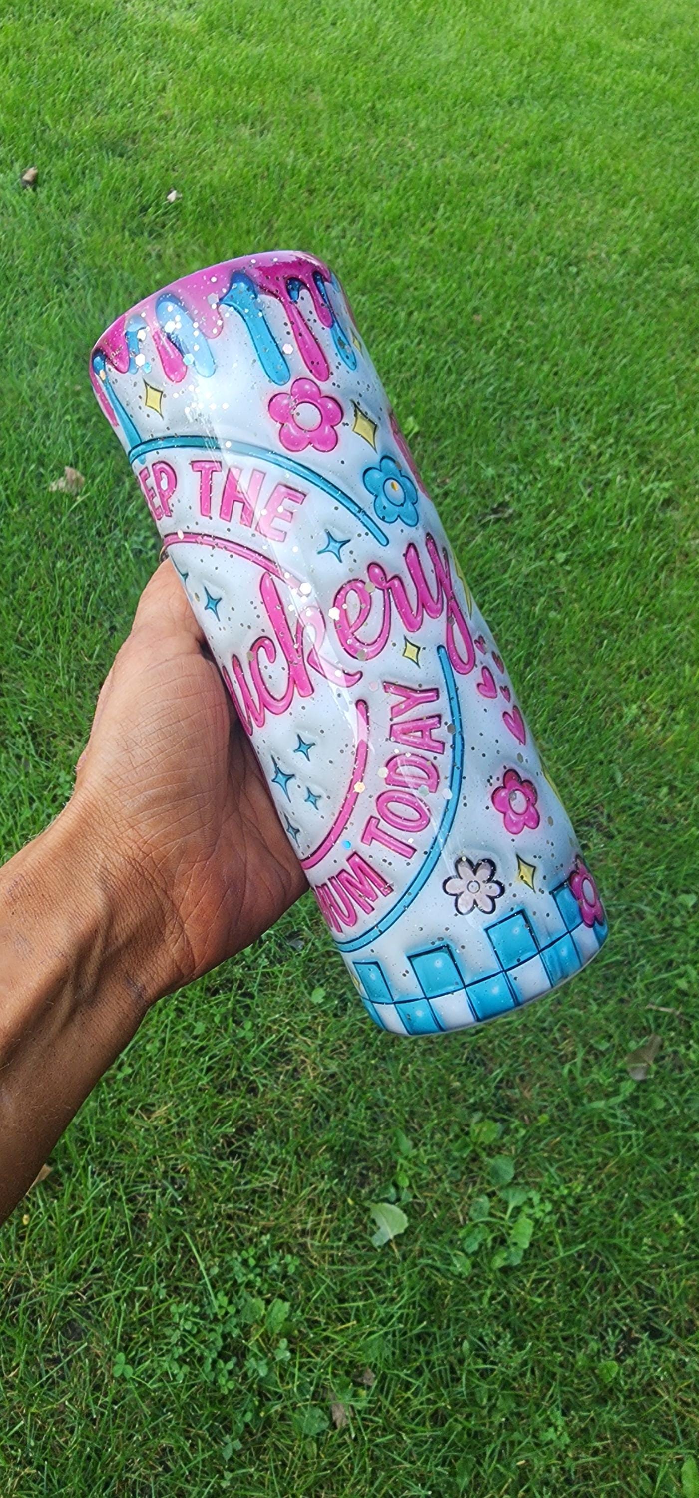 Funny Sarcastic Epoxy Tumbler: 20oz Stainless Steel Drinkware Gift