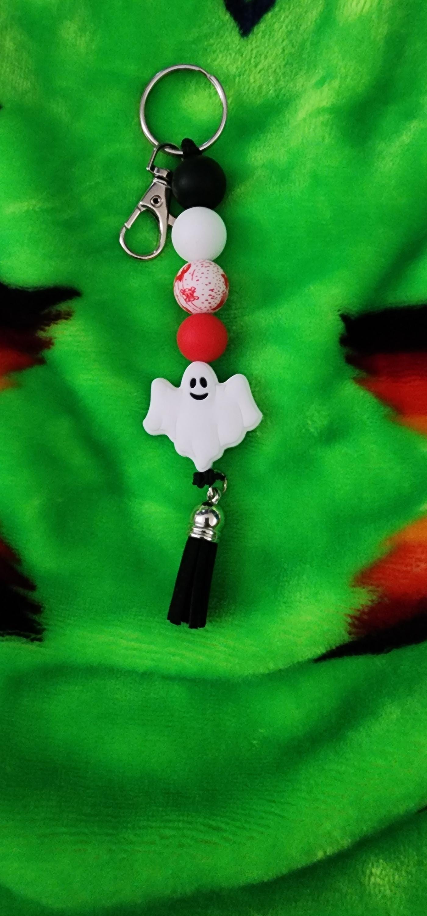 Handmade Ghost Keychain
