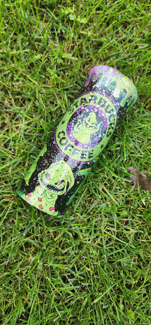 Oogie Boogie Starbucks Tumbler: Nightmare Before Christmas Glitter Coffee Cup