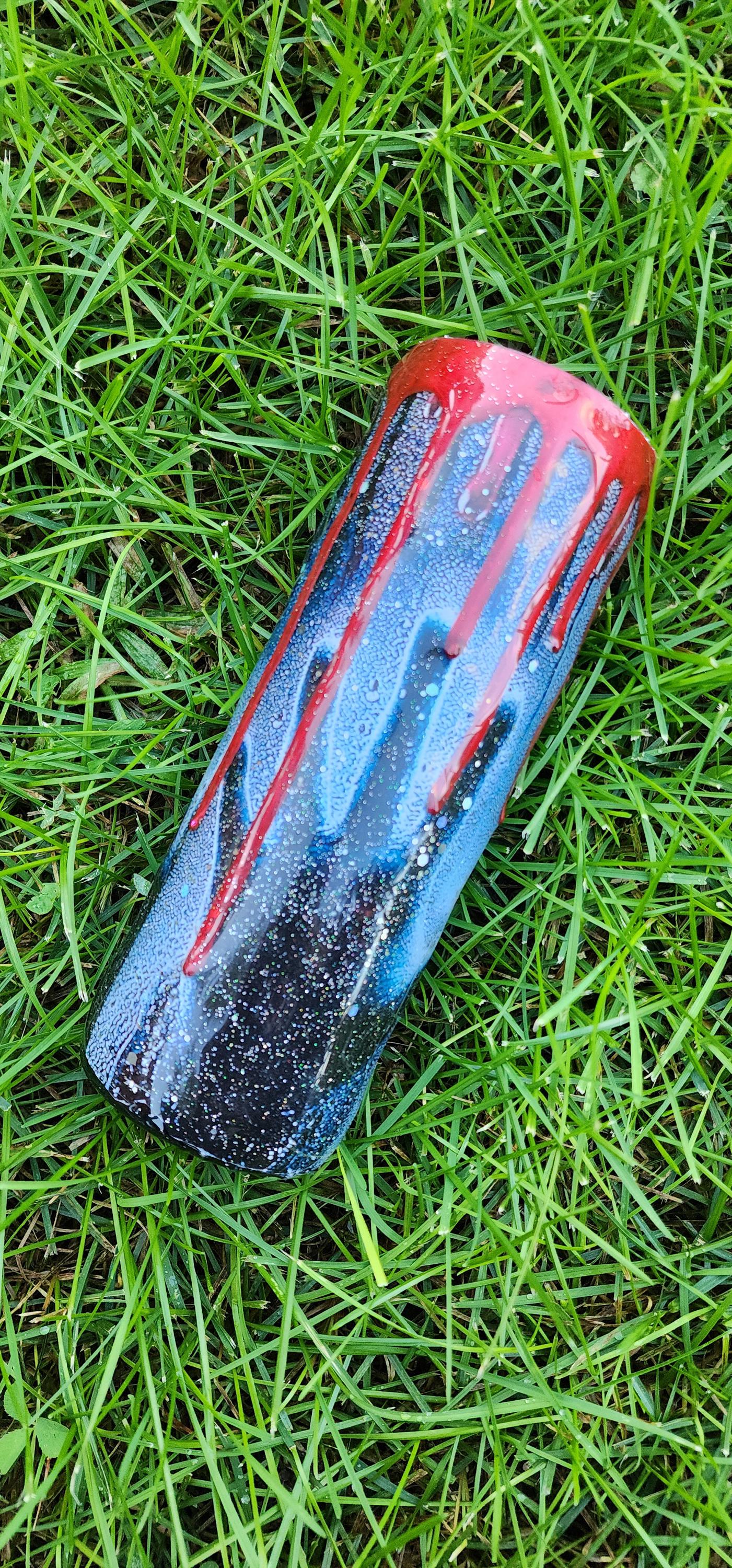 Bloody Jason Epoxy Drip Tumbler – Horror Movie Slasher Cup | Friday the 13th Inspired Drinkware