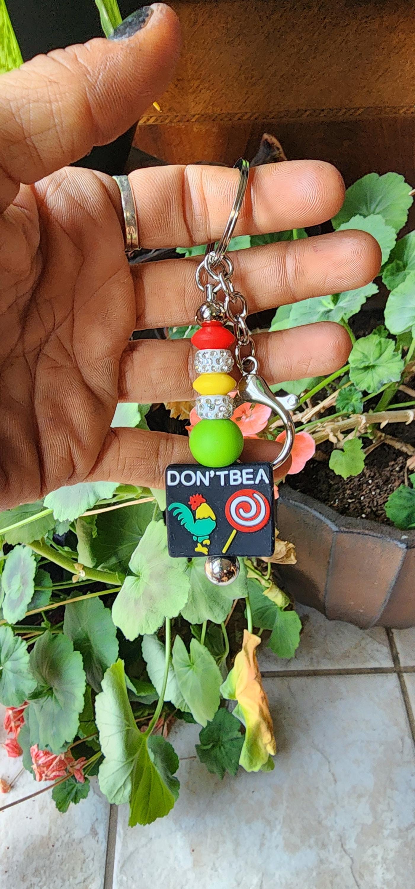 Handmade Novelty Keychain: Don't Be A C*ck Sucker