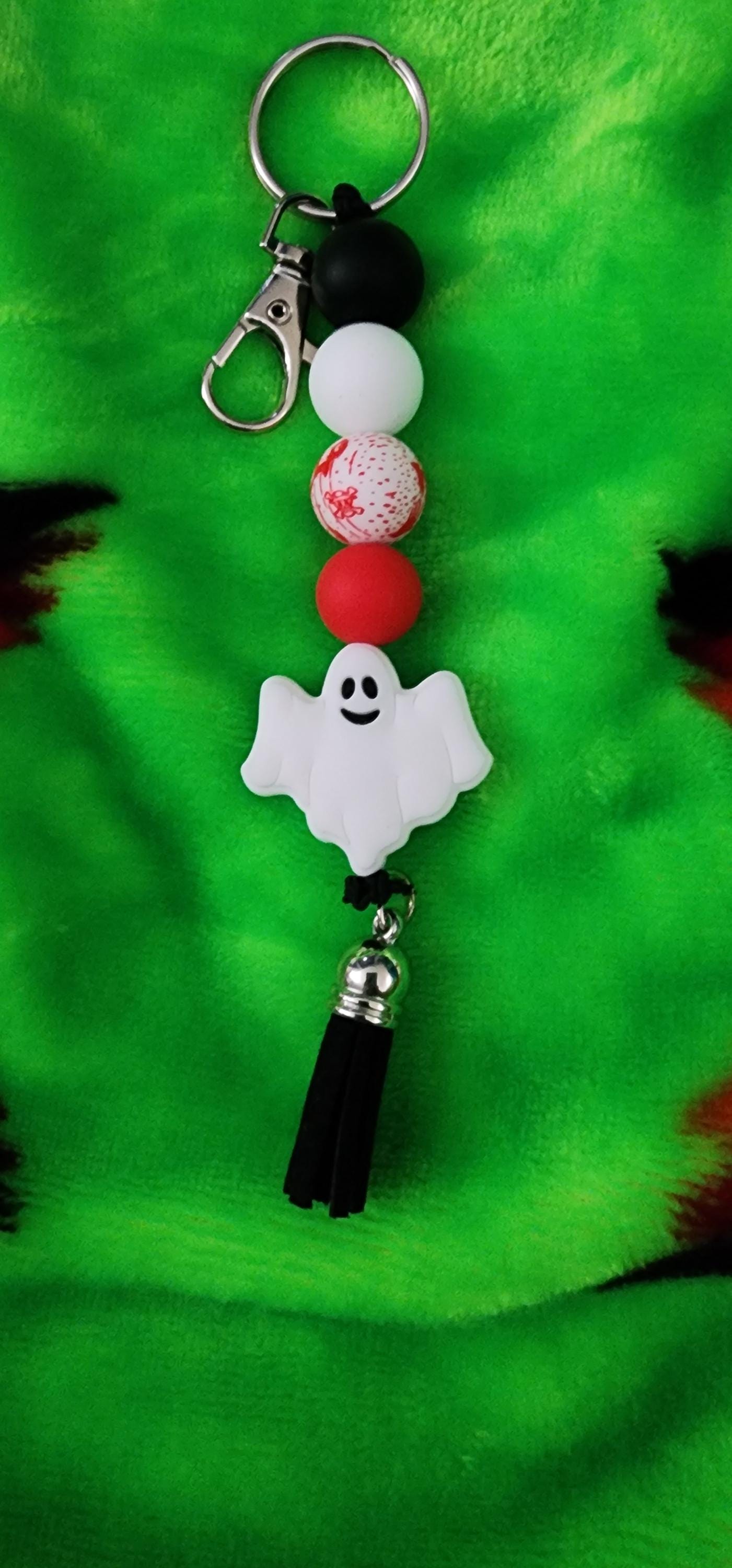 Handmade Ghost Keychain