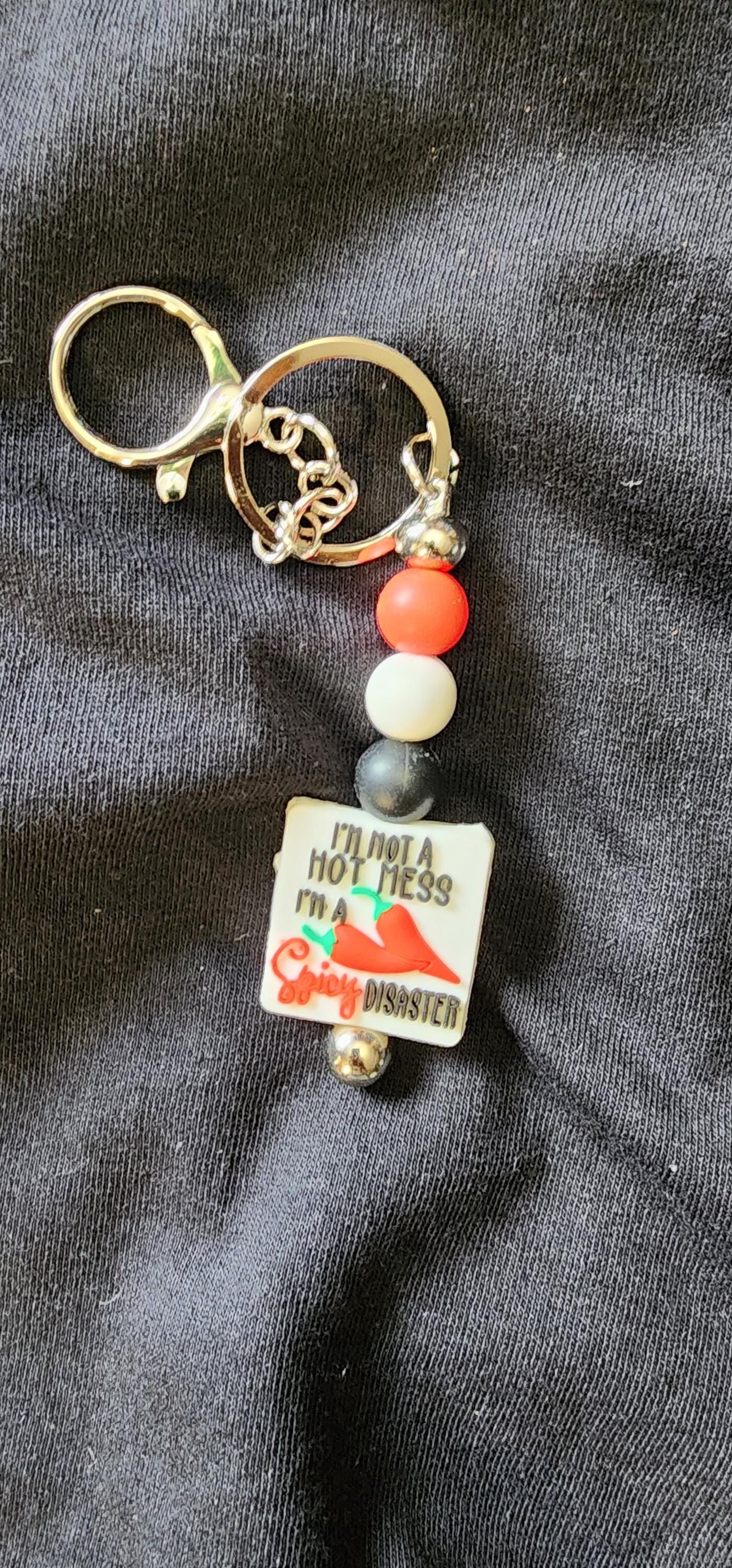 Handmade Spicy Disaster Keychain
