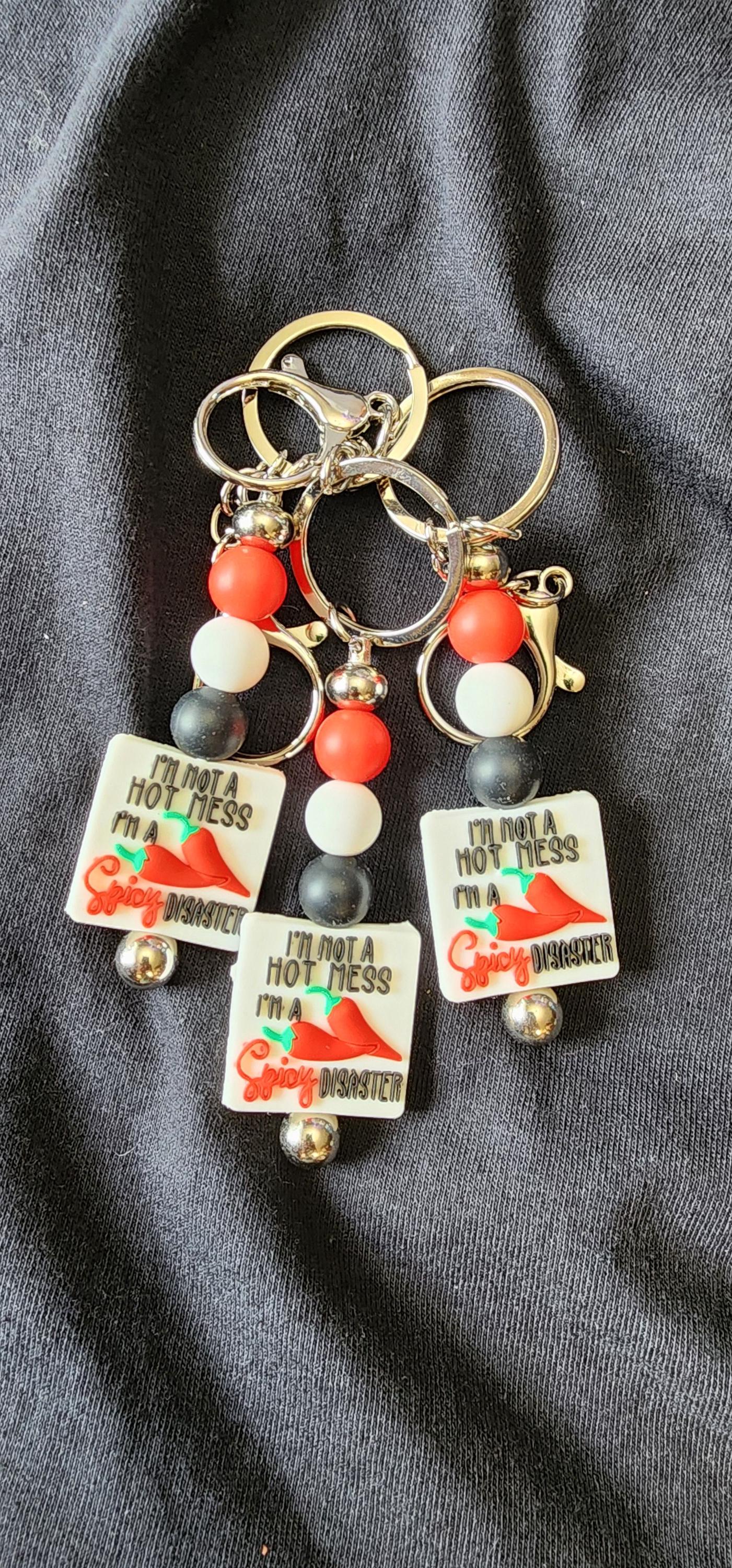 Handmade Spicy Disaster Keychain