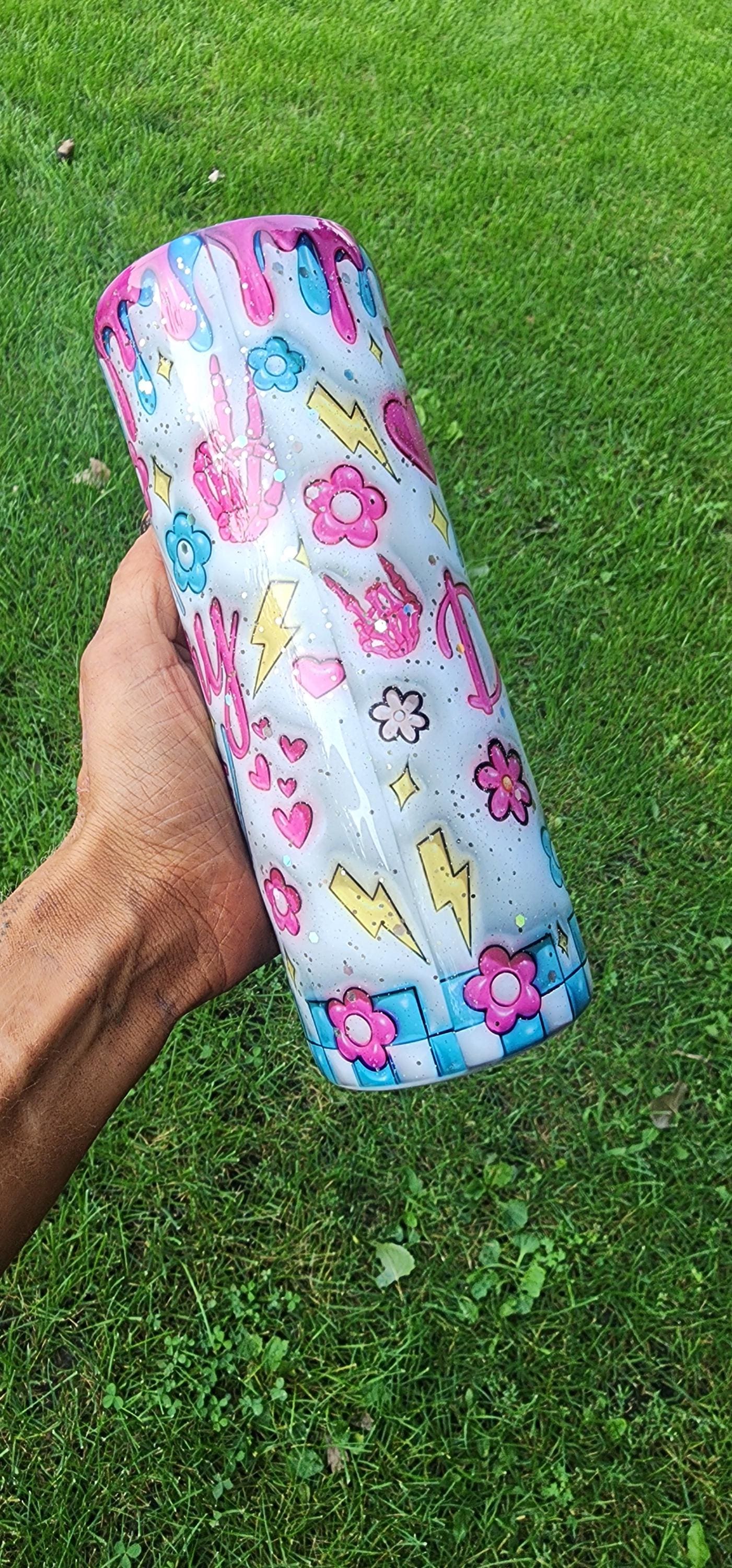 Funny Sarcastic Epoxy Tumbler: 20oz Stainless Steel Drinkware Gift
