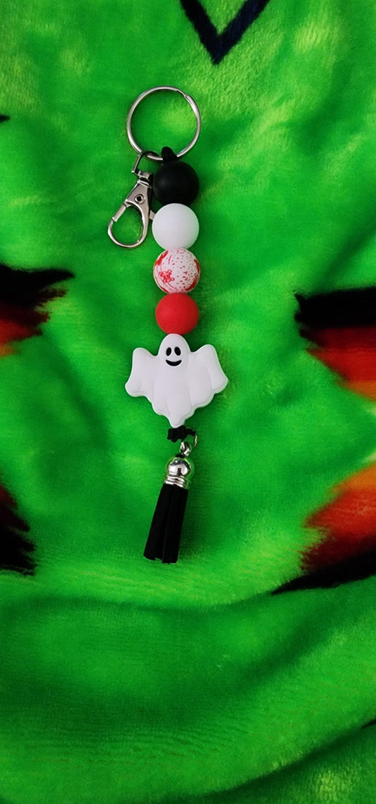 Handmade Ghost Keychain