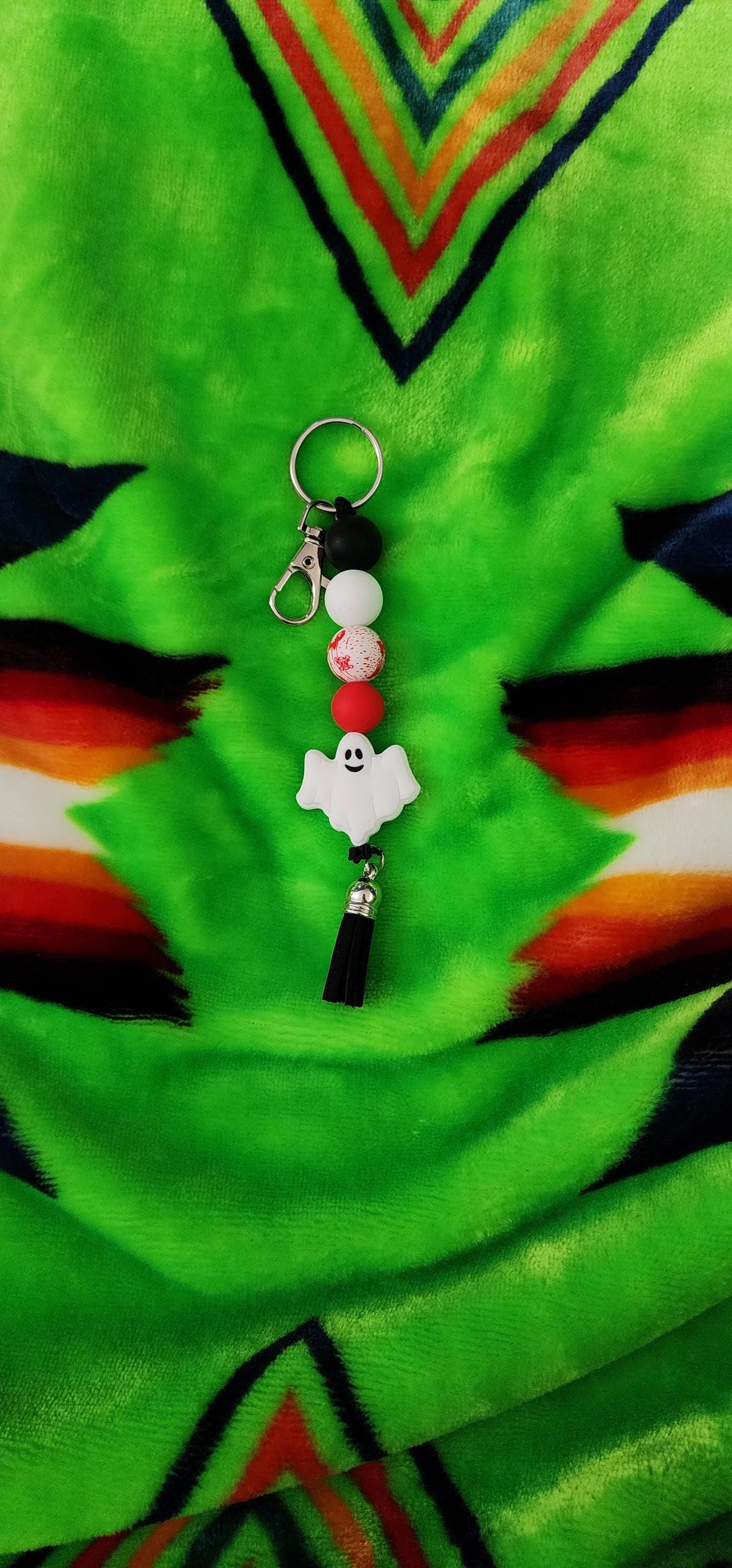Handmade Ghost Keychain