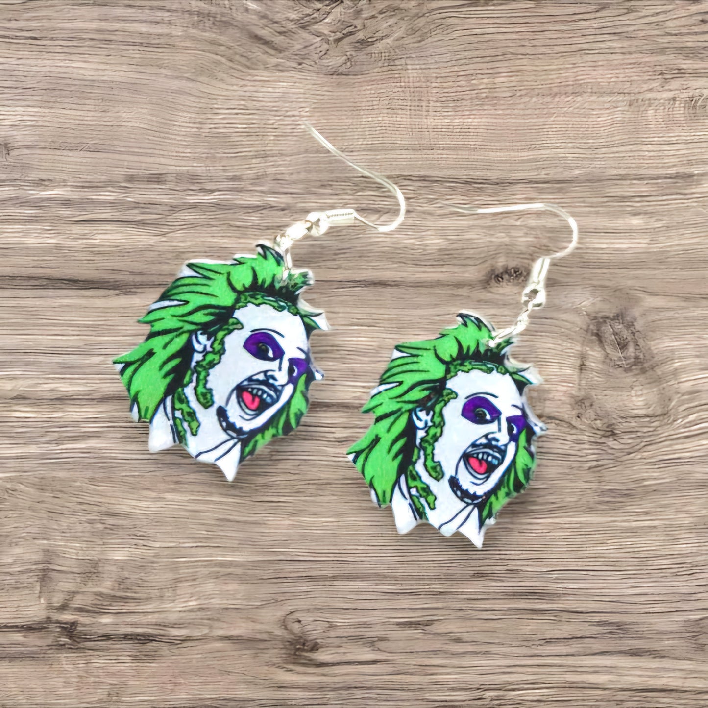 Ghost with the Most Earrings – Beetlejuice Face Dangles for the Strange & Unusual - Hempin' Mayhem