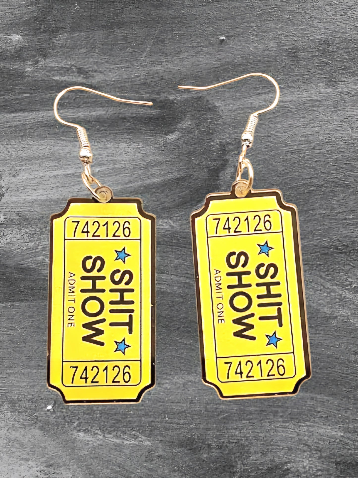 VIP Access to the Sh*t Show – Dangle Earrings for Certified Chaos Queens - Hempin' Mayhem