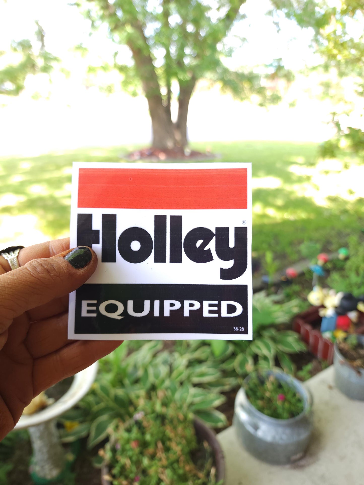 Holley Equipped Vinyl Decal: Performance Fueled Racing Sticker