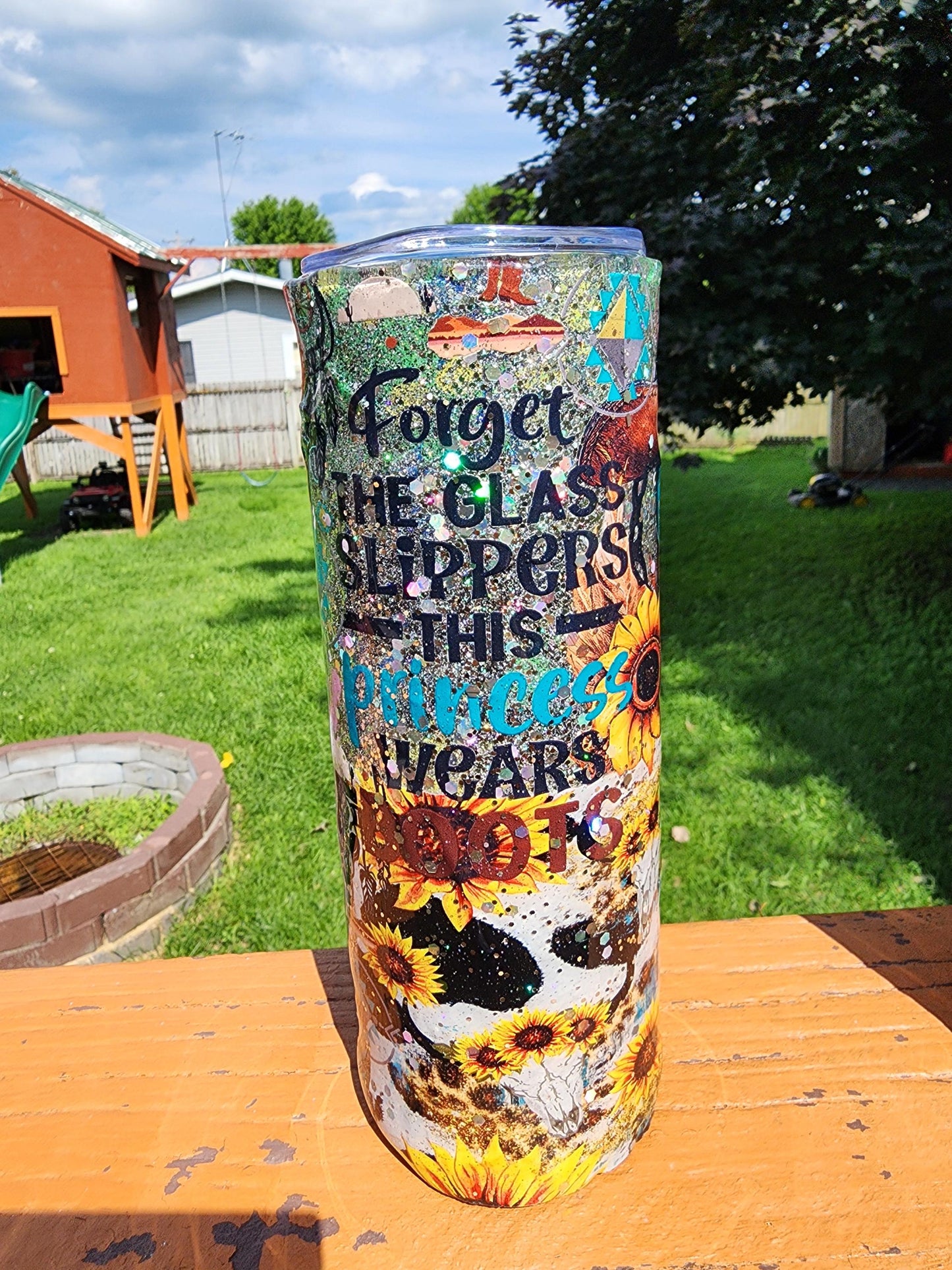 Cowgirl Boots Tumbler: Western Vibes 20 oz Stainless Steel