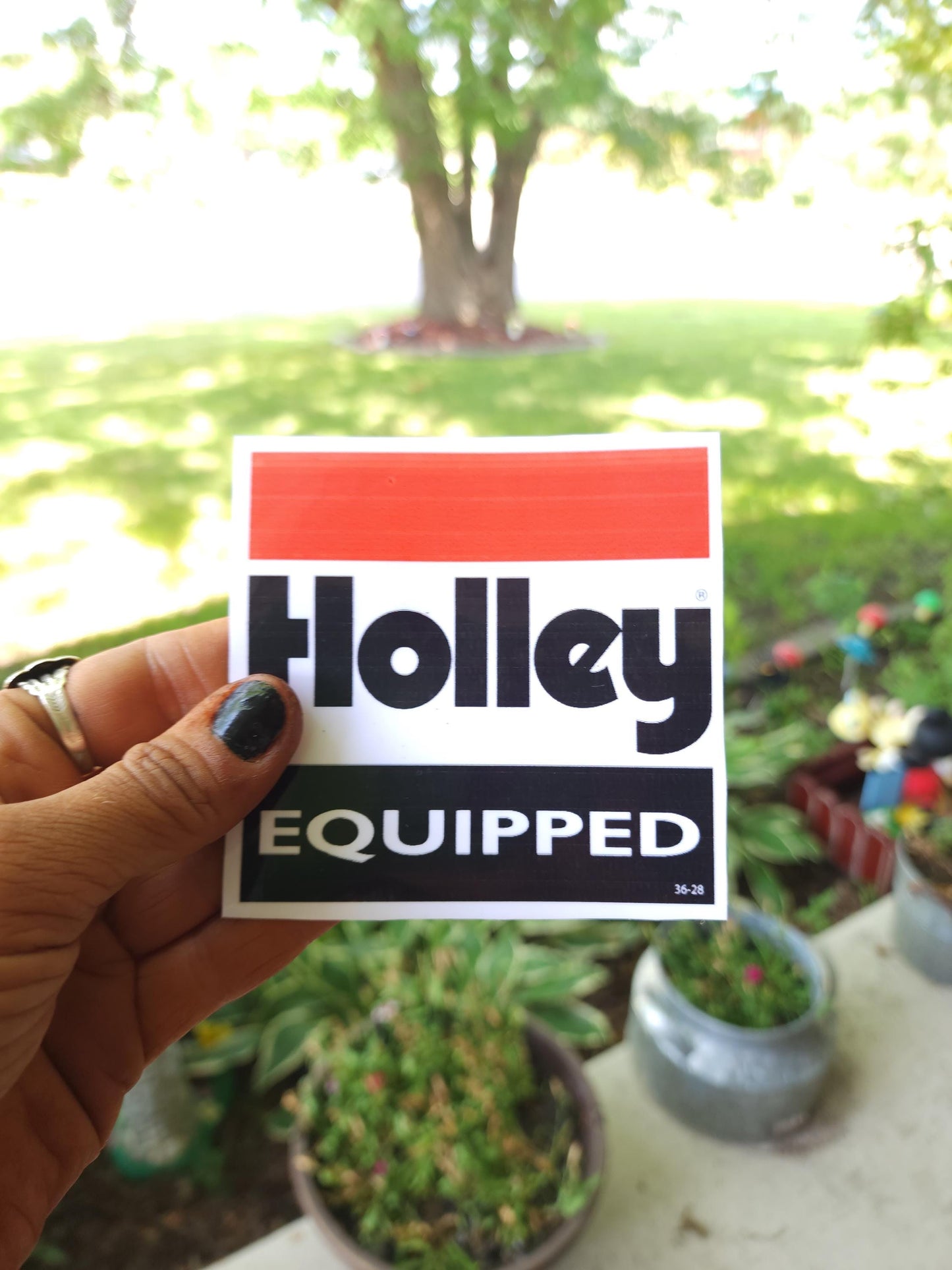 Holley Equipped Vinyl Decal: Performance Fueled Racing Sticker