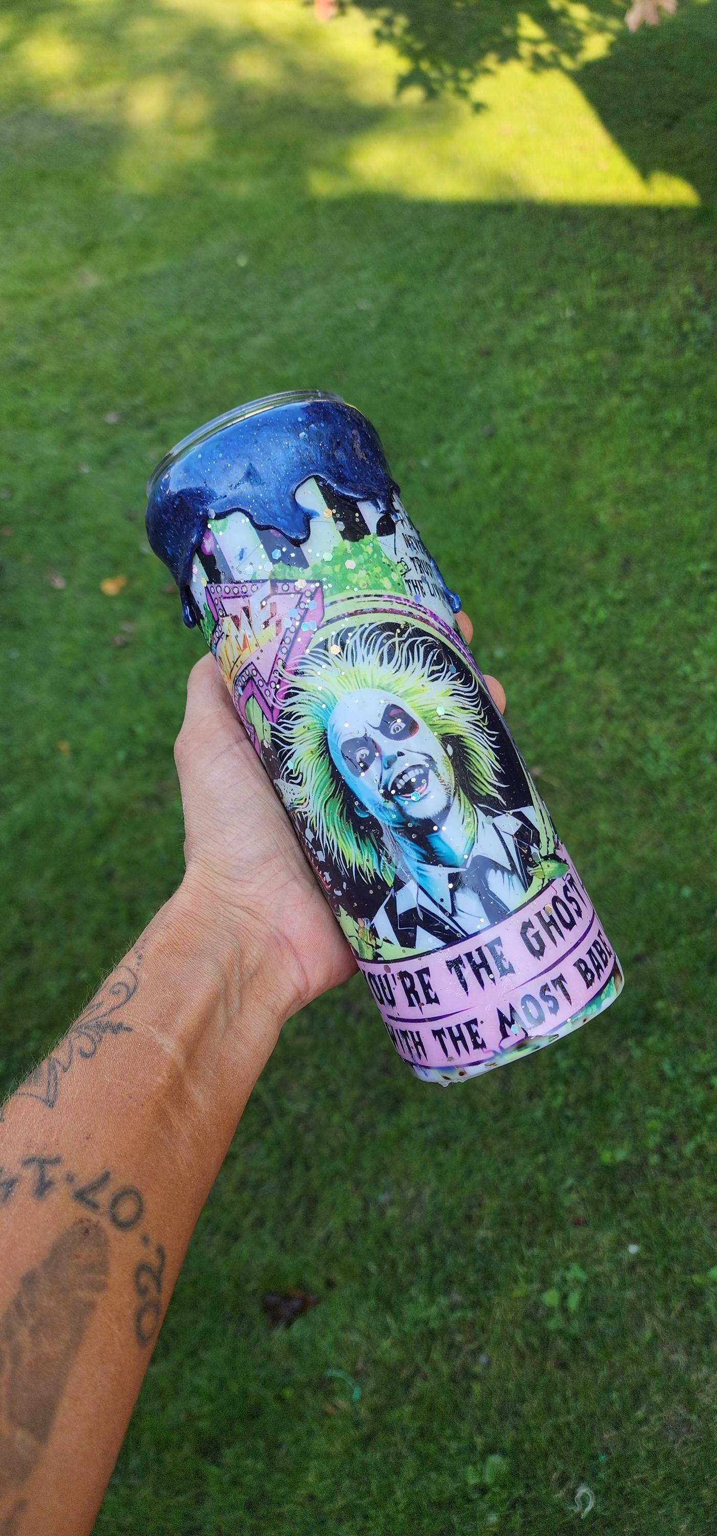 Never Trust the Living Tumbler: 20oz Stainless Steel Halloween Drinkware