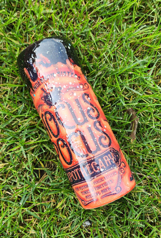 Hocus Pocus Tumbler: Sanderson Sisters Apothecary Glitter Epoxy Cup