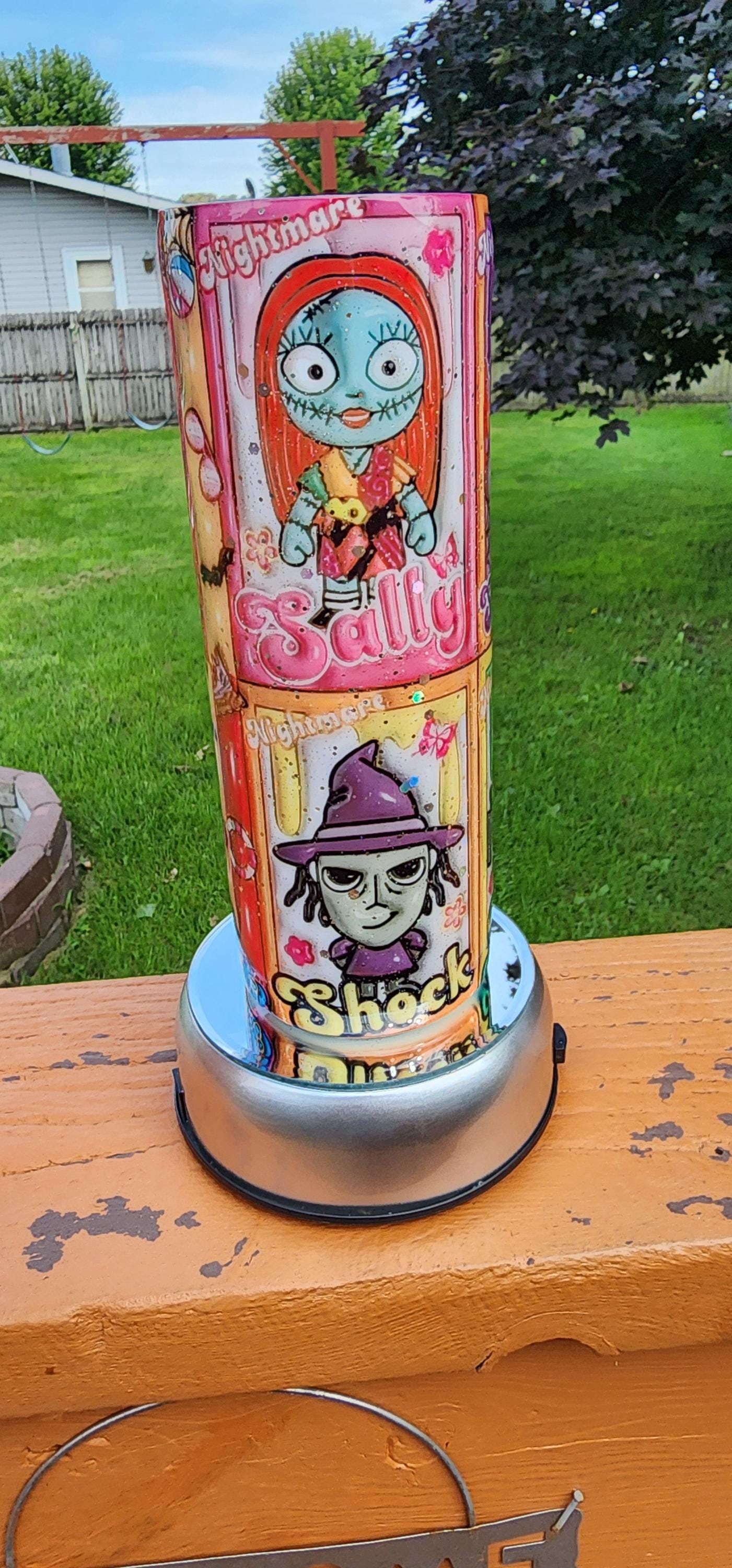 3D Nightmare Before Christmas 20oz Epoxy Tumbler
