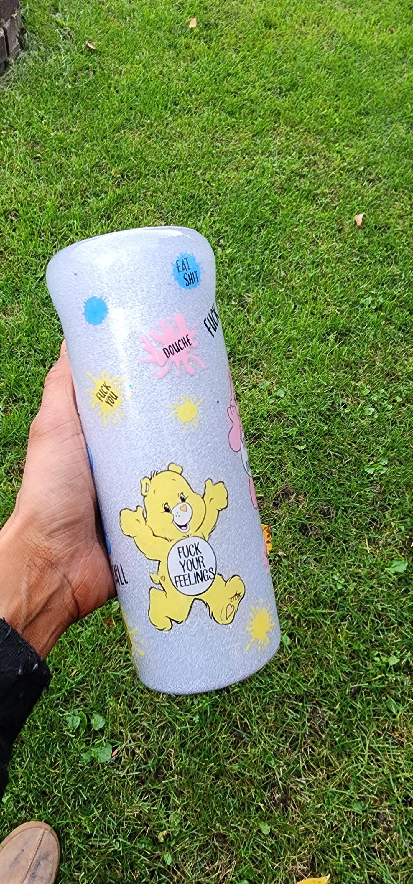 Swear Bears Glitter Tumbler: Funny Adult Insulated Cup