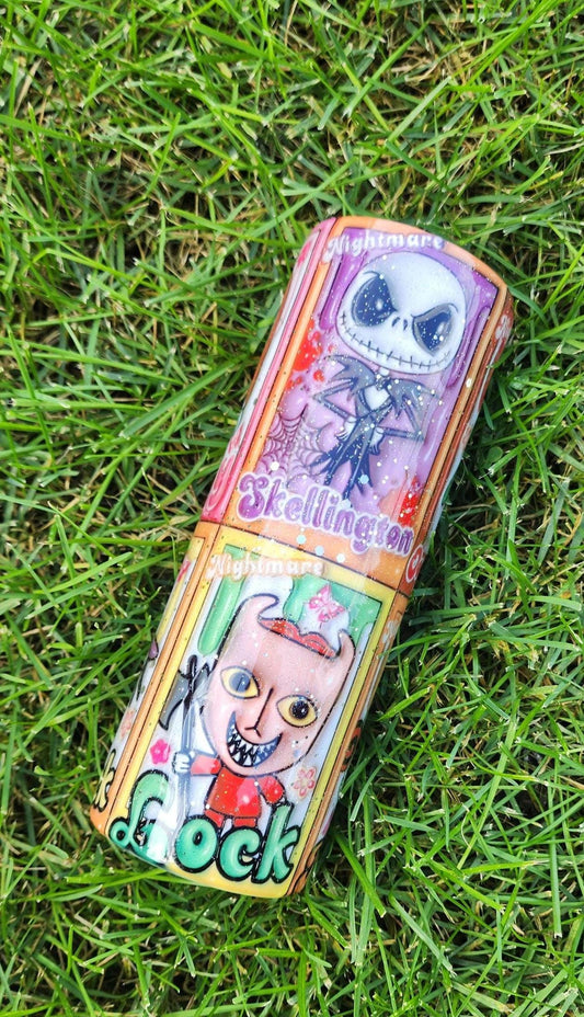 3D Nightmare Before Christmas 20oz Epoxy Tumbler