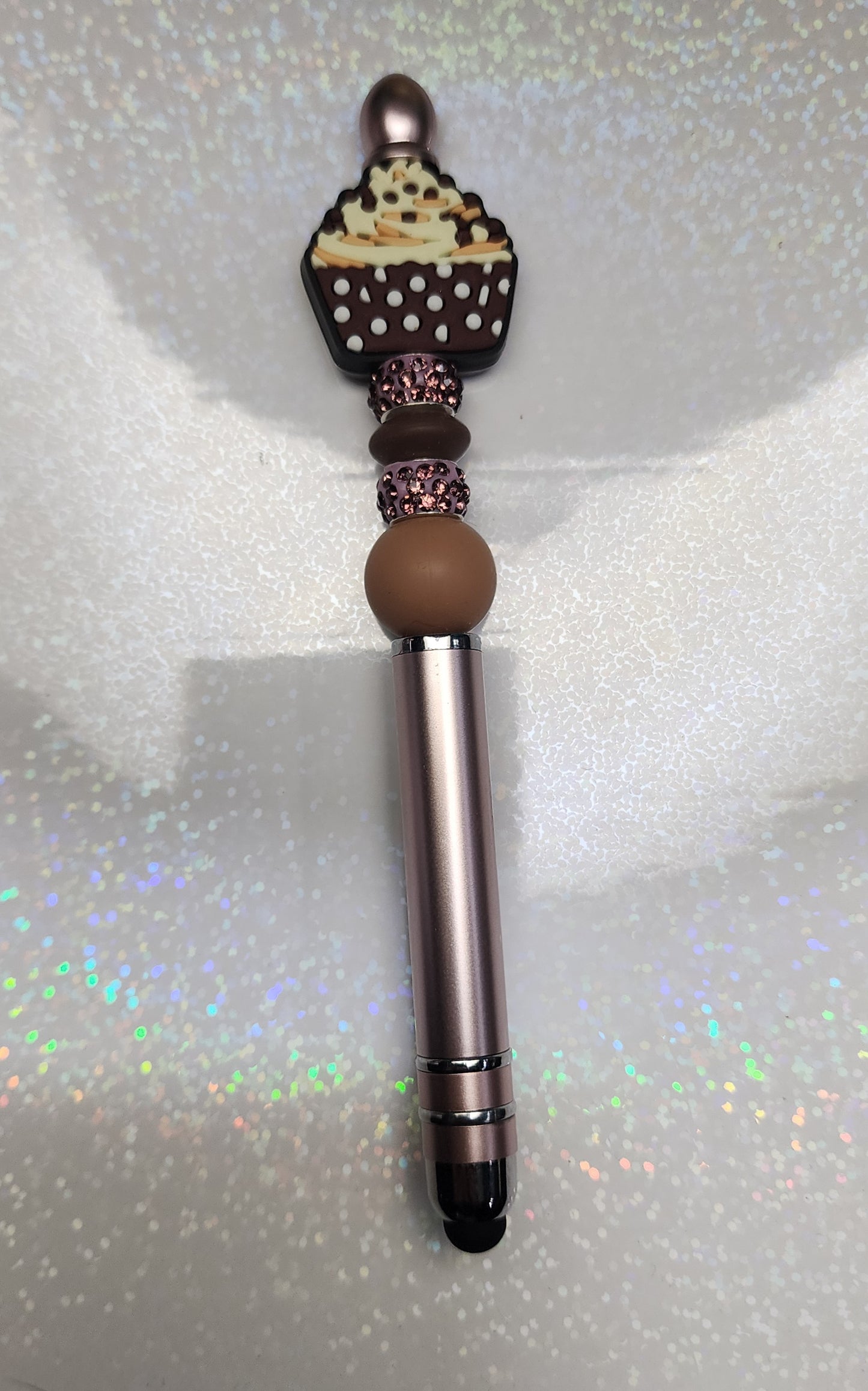 Beaded Cupcake Pen
