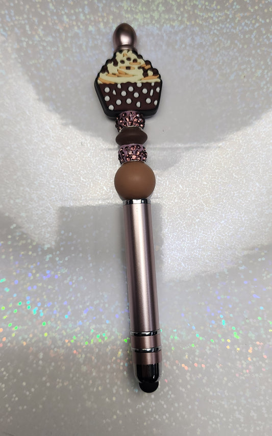 Beaded Cupcake Pen