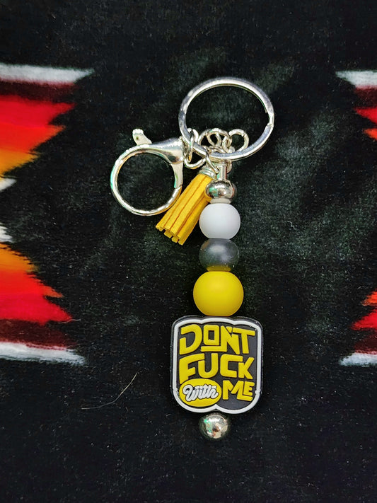 Beaded Keychain: Don't F*ck With Me