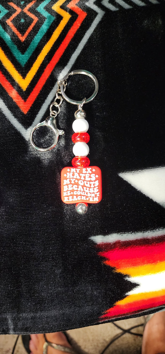 Handmade 'My Ex Hates My Guts' Keychain