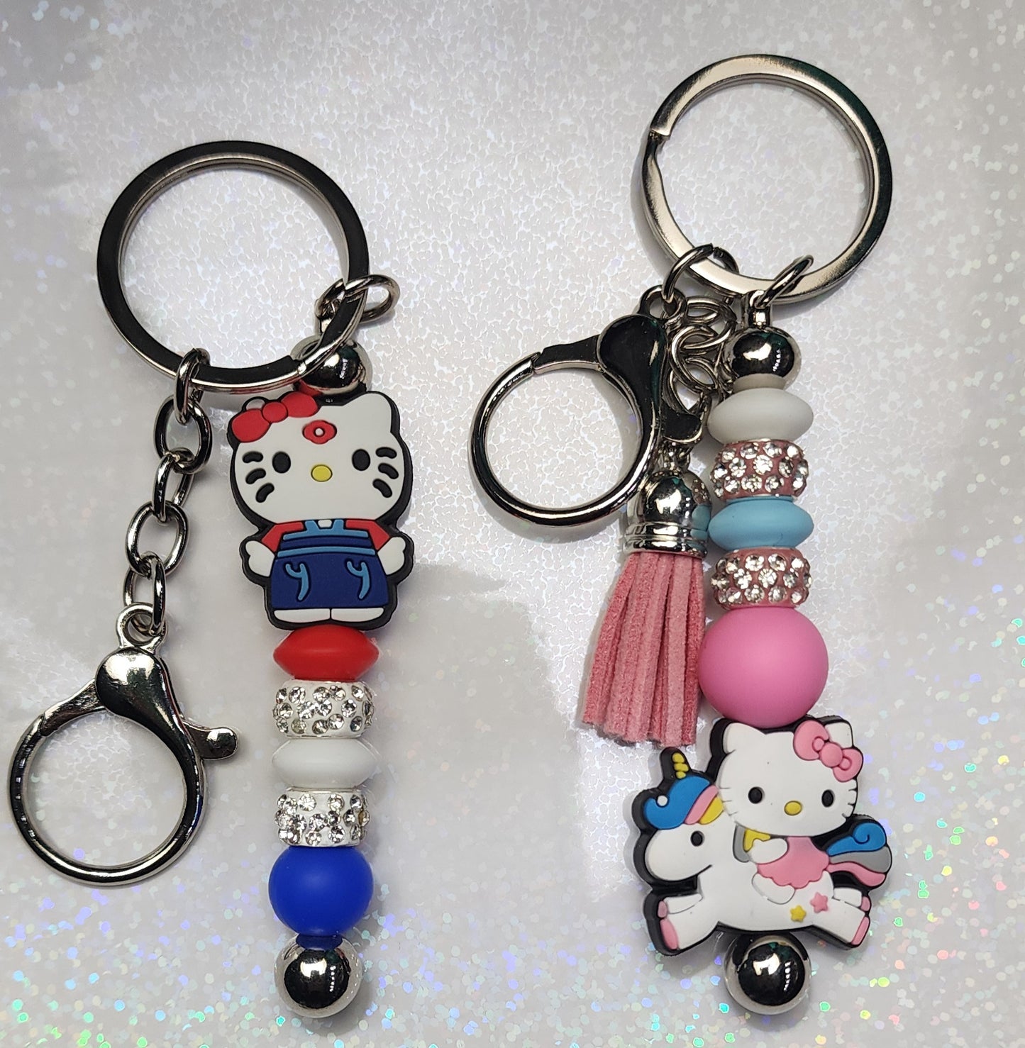 Handmade Kitty Keychain