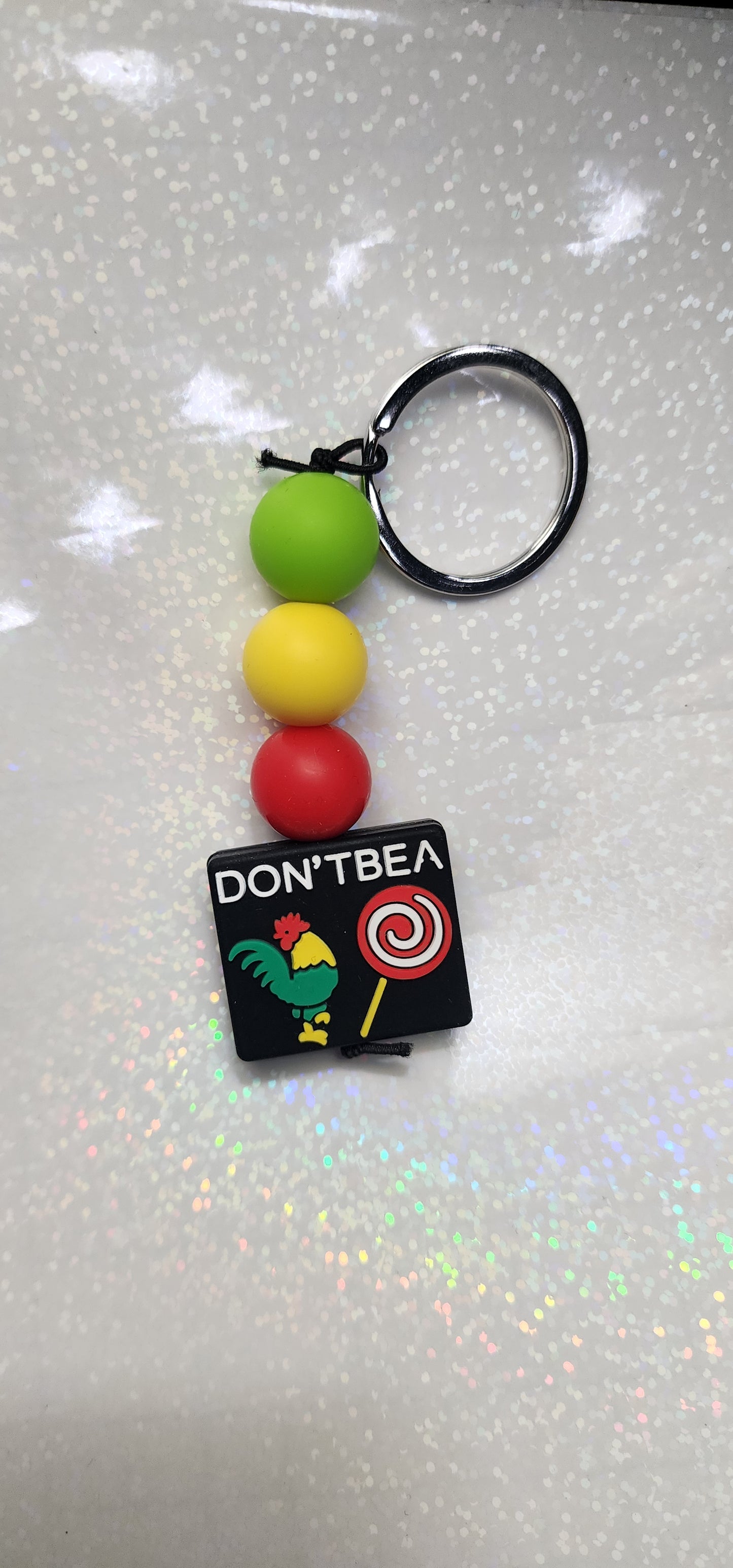 Handmade Novelty Keychain: Don't Be A C*ck Sucker