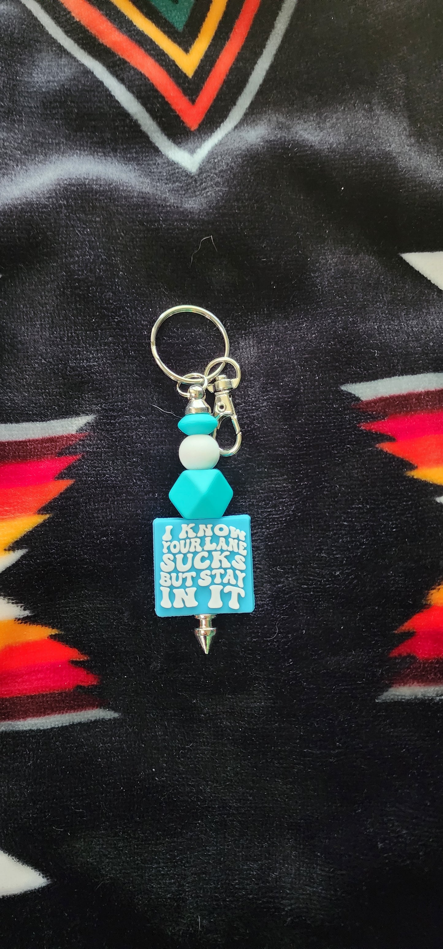 Handmade 'I Know Your Lane Sucks' Keychain