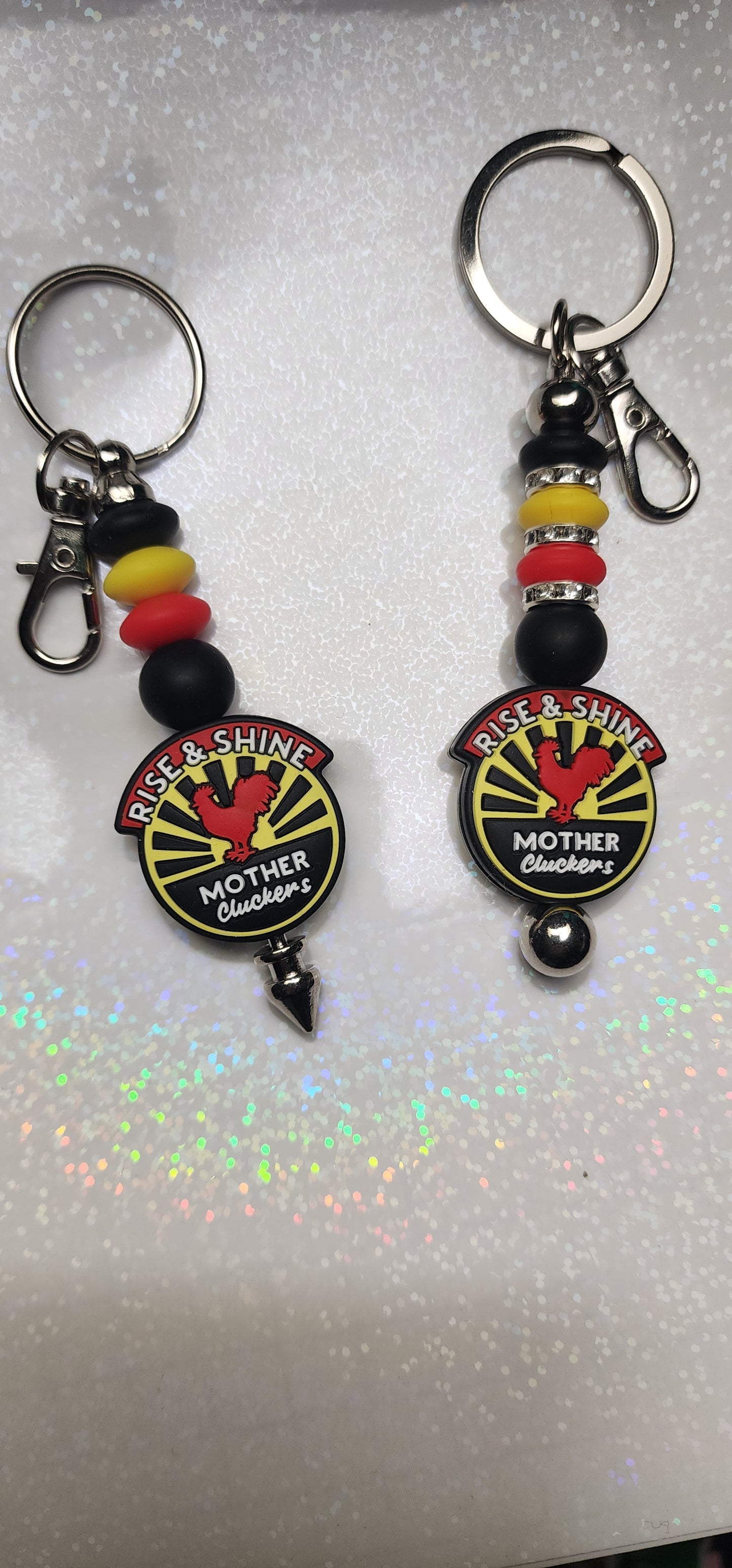 Handmade Rise and Shine Keychain