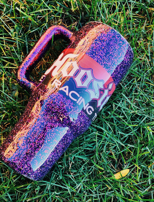Custom Epoxy Glitter Tumbler | Personalized Stainless Steel Cup | Handmade Glitter Drinkware