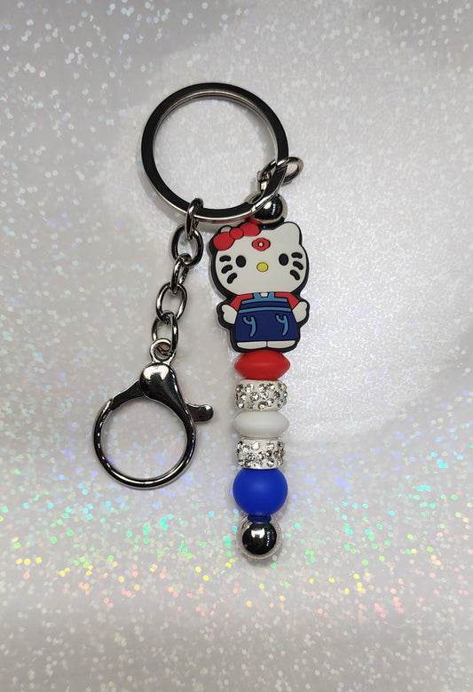 Handmade Kitty Keychain