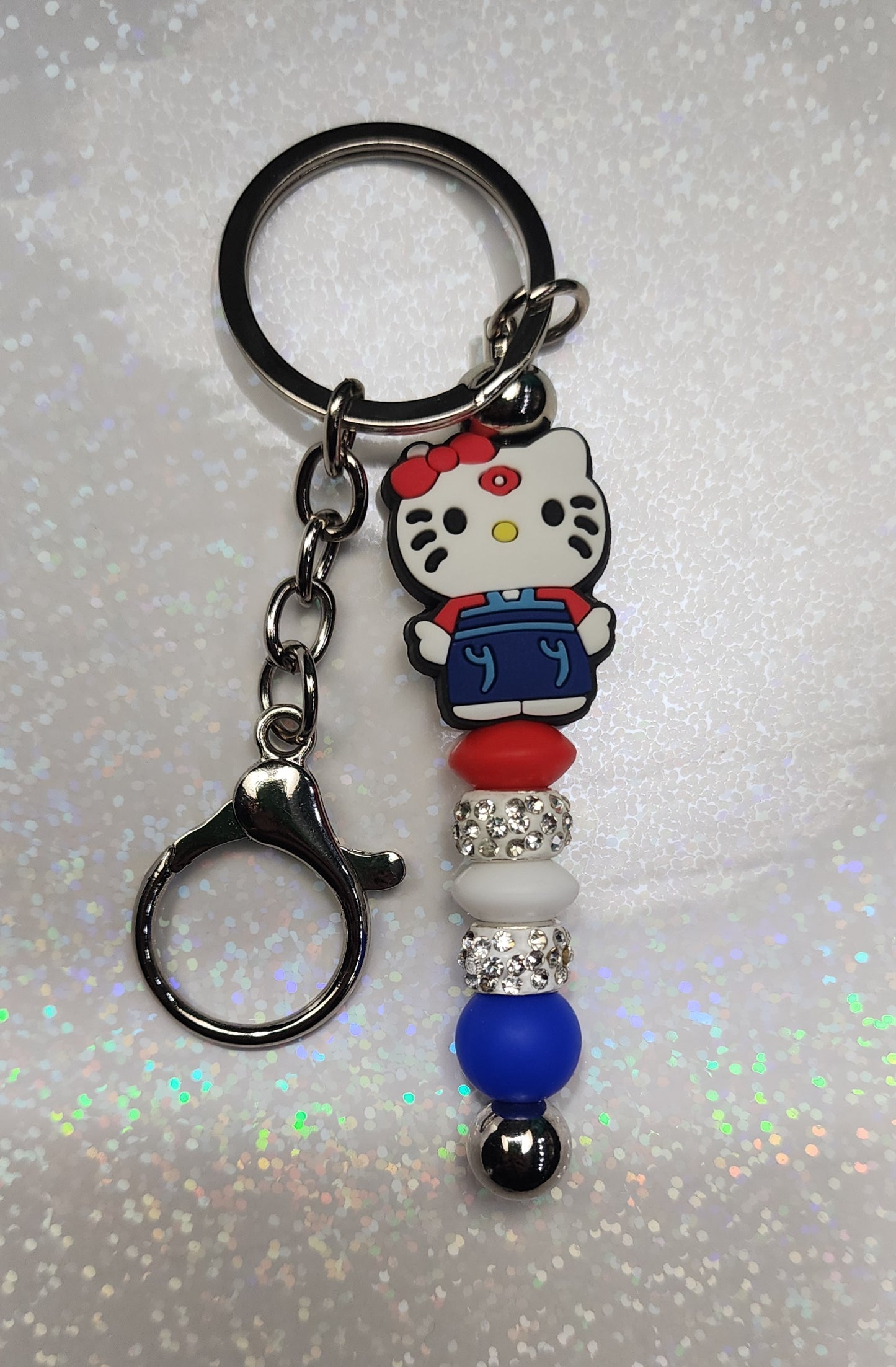 Handmade Kitty Keychain