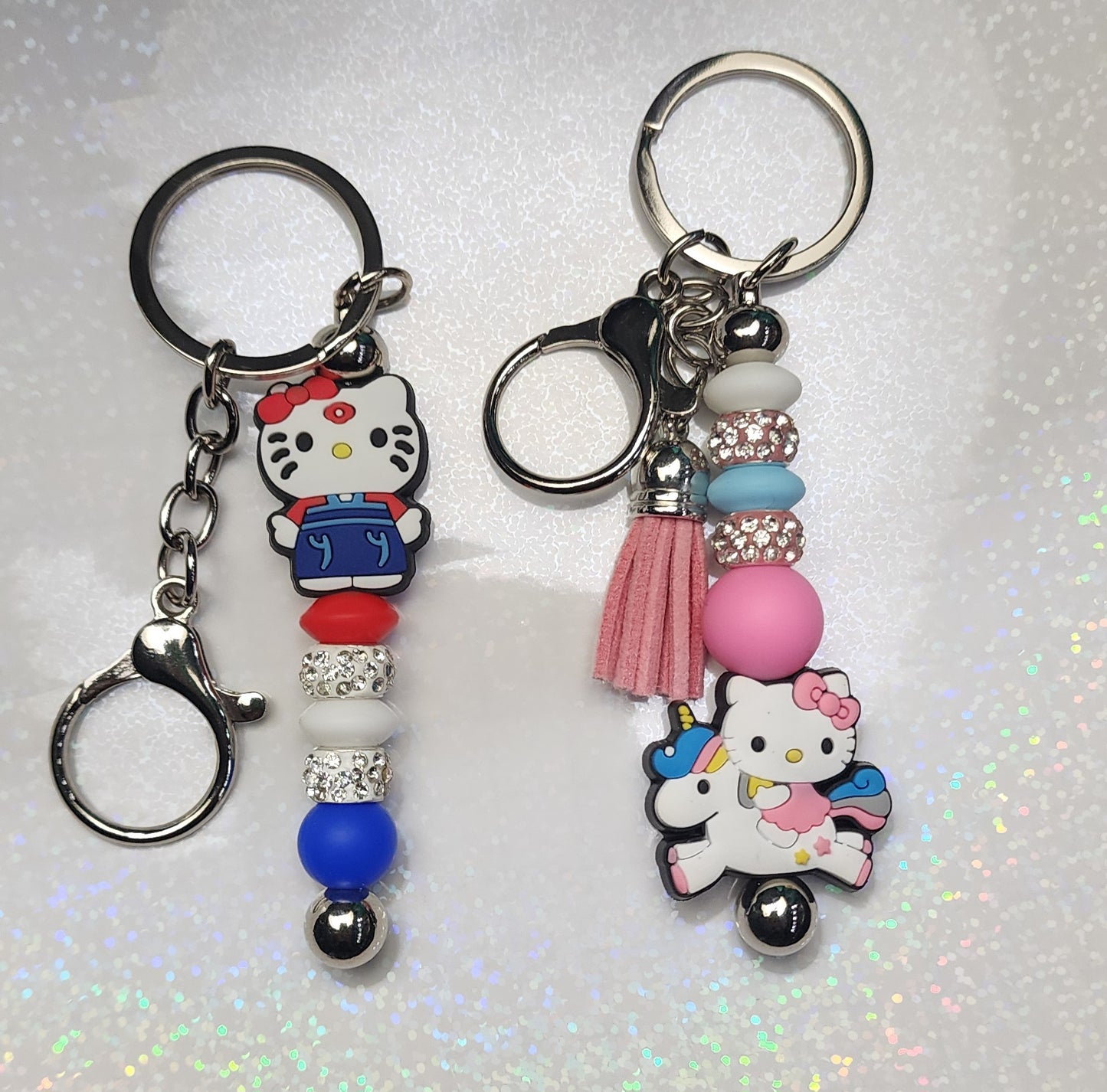 Handmade Kitty Keychain