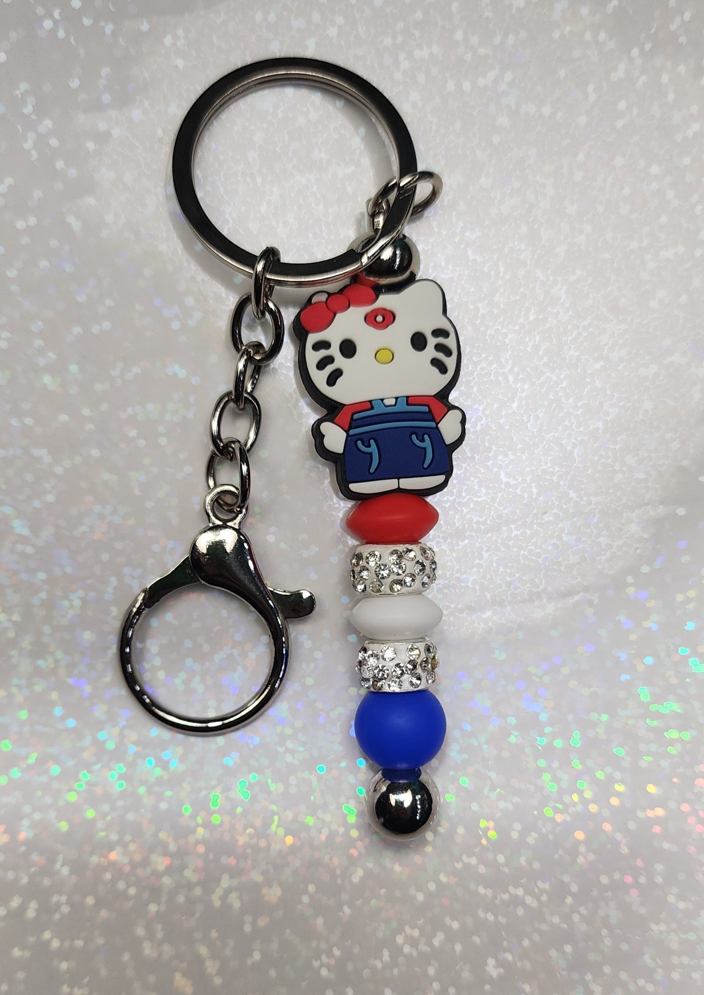 Handmade Kitty Keychain