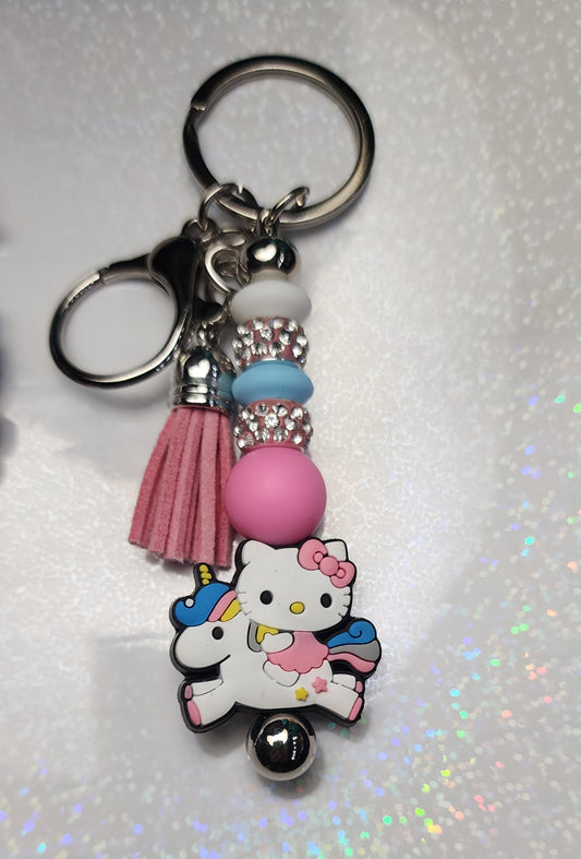 Handmade Kitty Keychain