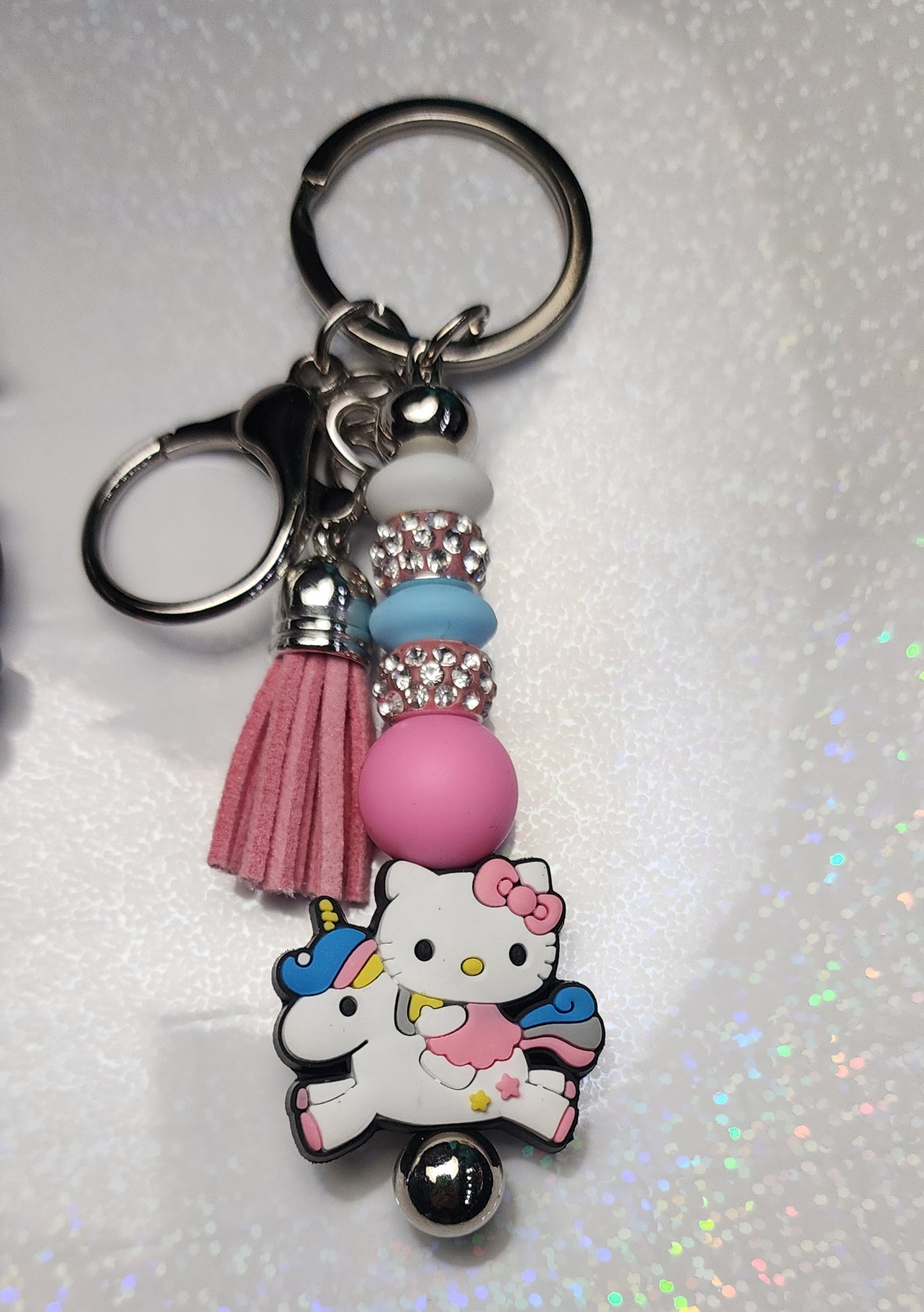 Handmade Kitty Keychain